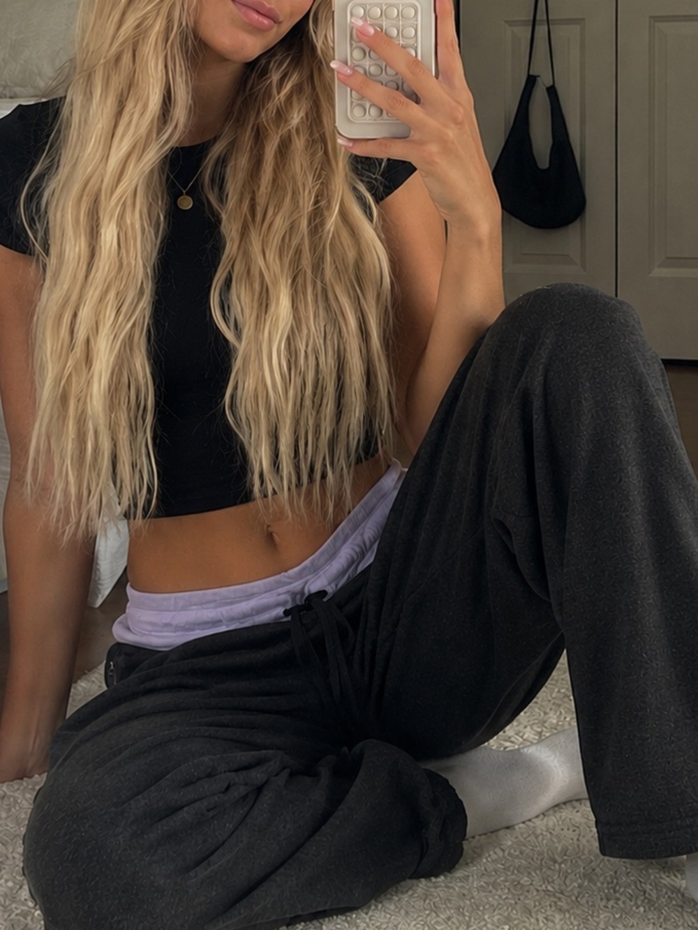 2000’s PINK Victoria's Secret Lavender Yoga Leggings Sweats